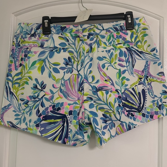 ☀️🌸NWT LILLY PULITZER CALLAHAN STRETCH SHORTS IN SHELL BEACH 🏝️ 🌸 - Picture 3 of 4